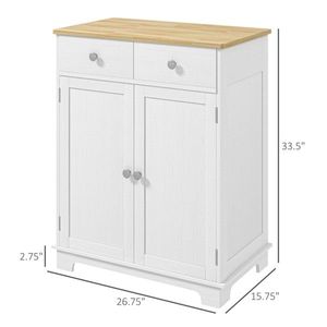 Organizzatore Moderno per Cassetti in Legno e Alluminio, Mobile Indipendente per Stoccaggio in Bagno - Product Image 2
