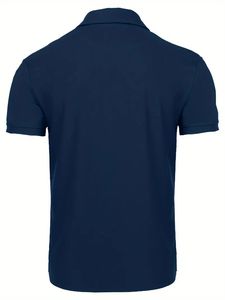 Men's Yellow <b>Half</b> Sleeve for <b>Shirt</b> Solid Color Knitted Fabric Regular Fit Formal Style <b>Button</b> Design Woven 100% Cotton - Product Image 5