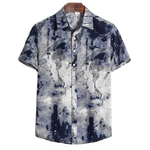 Camisetas de Hombre para Playa y Uso Diario, 100% Poliéster Algodón, Impresión por Sublimación Personalizada, Colores y Tallas Personalizadas al por Mayor, OEM/ODM - Product Image 1