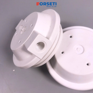 Prix usine, échantillon disponible, capuchon de boîtier de filtre en plastique de 10 pouces pour osmose inverse domestique, filetage haute qualité, 1 étape - Product Image 2