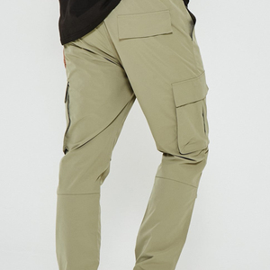 Pantalones cargo jogger de algodón French Terry para hombre, pantalones cargo casuales, pantalones cargo para actividades al aire libre, pantalones deportivos para campo, pantalones cargo para hombre - Product Image 5