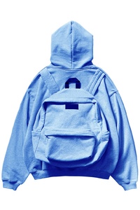 Sweat-shirts à capuche personnalisés avec fermeture éclair, logo personnalisé, design streetwear lourd, fabricant de sweat-shirts à capuche - Product Image 3