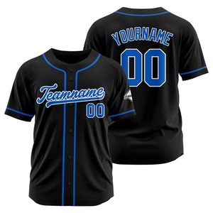 Maillot de baseball personnalisé en gros, polyester respirant, vêtements de sport pour hommes et femmes, uniforme d'équipe, impression de logo, Zunair Industry - Product Image 1