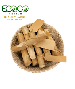 ของเล่นสุนัขรูปกระดูกทำจากไม้กาแฟธรรมชาติ Eco2go เวียดนาม เป็นมิตรกับสิ่งแวดล้อม ทนทาน ช่วยทำความสะอาดฟัน มีลวดลายสลัก - Product Image 1