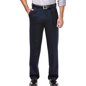 Pantalones de Traje para Hombre, Talla Grande, Estilo Italiano, Casuales, Transpirables, de Viscosa/Poliéster, con Cierre de Cremallera, Cintura Elástica, para Primavera/Otoño - Product Image 6