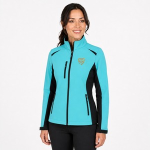 Veste en Softshell Tricotée Premium pour Femmes, Tissu Durable, Coupe-Vent, Respirant, Design Confortable et Chaud, Couleurs et Logos Personnalisés - Product Image 1