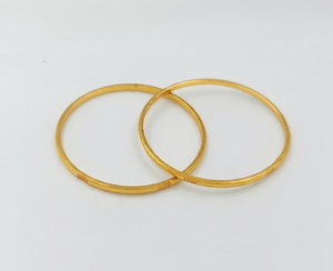 Divyoro Brazaletes Clásicos de Aleación de Cobre Chapados en Oro, Joyería de Moda para Mujer, Unisex, para Fiestas, 15g - Product Image 1