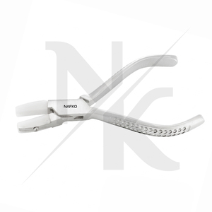Pince de réparation de lunettes, pince plate à mâchoires en nylon pour opticien, 150 mm, manche fantaisie, outils et équipement de fabrication de bijoux, équipement de soins de la vue - Product Image 3