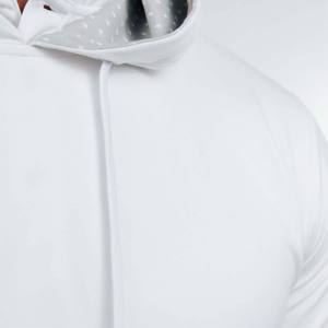 Fournisseur en gros de sweats à capuche blancs vierges en mélange de coton French Terry, conception personnalisée OEM, streetwear, qualité export - Product Image 2