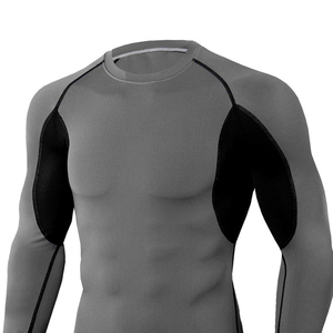 Conjuntos Deportivos de Compresión para Hombre con Logotipo Personalizado, Leggings Ajustados y Camisetas para Ejercicio, Venta al Por Mayor - Product Image 6