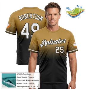 เสื้อยืดแขนสั้นผู้ชาย Anteater รุ่น Eco-Friendly 180g ผ้าเจอร์ซีย์ หมายเลข 25 Robertson 49 พิมพ์ลายแบบ Sublimation คอกลม ทรงสปอร์ต สวมใส่สบาย - Product Image 2