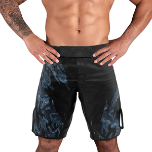 Nuevos shorts MMA personalizados en blanco para grappling y entrenamiento de Jiu Jitsu, camiseta MMA al por mayor, MOQ bajo, shorts de kickboxing MMA Bjj No Gi - Product Image 3