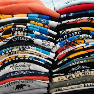 Lote de Camisetas de Algodón con Diseños Variados Estampados de Bangladesh, Excedente de Ropa, Venta al por Mayor, Listo para Envío - Product Image 5