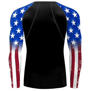 Camiseta de Compresión Deportiva Personalizada para Hombre, Manga Larga, Secado Rápido, para Gimnasio, Fitness, Running, Ropa Deportiva OEM - Product Image 2