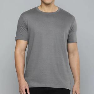Nueva camiseta personalizada para hombre, 100% algodón, de alta calidad, gruesa, lisa, transpirable, estilo hip hop - Product Image 1