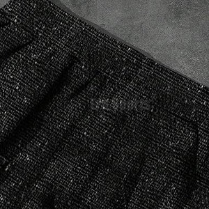 Private Label Men's Rhinestone Flare Pants Lightweight Straight Casual Solid Color Side Pockets 100% Cotton - Product Image 3