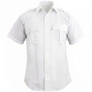 Uniforme de sécurité unisexe de qualité supérieure, chemise à manches courtes à col pour hommes en vrac - Product Image 5