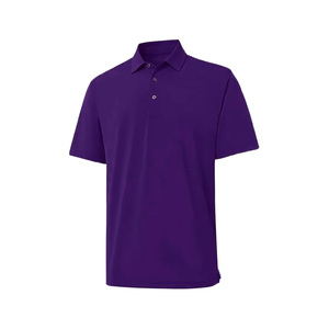 Polo de golf de manga corta para hombre, de alto rendimiento, que absorbe la humedad, transpirable, de secado rápido, con cierre de 3 botones. - Product Image 6