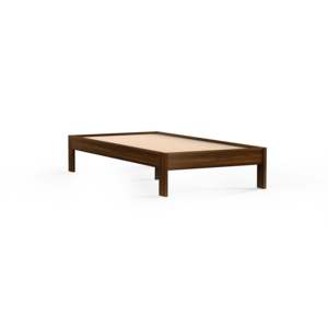 Lit simple Roverb en bois massif érable brun clair, design minimaliste - DIY - Product Image 3