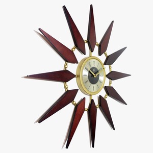 Rustic Wooden Wall <b>Clock</b> Silent Non Ticking Home Living Room Wall Decoration At Best Price - Product Image 2