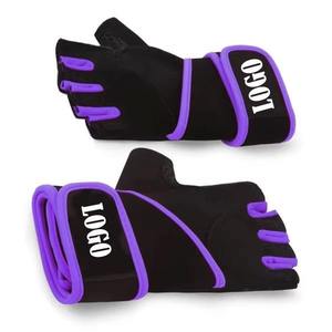 Gants de sport ergonomiques Qaswa avec sangle de poignet réglable, design léger à demi-doigts, gants de fitness de haute qualité - Product Image 1