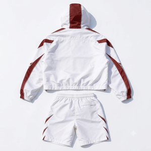 Nuevo Conjunto Deportivo Personalizado de Gran Tamaño con Chaqueta Cortavientos Reflectante para Hombre, Ropa Deportiva de Poliéster y Nailon, Estilo Urbano - Product Image 3