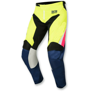 Pantalon de moto pour homme, noir, jaune, bleu, à blocs de couleur, séchage rapide, toutes saisons, vêtements d'extérieur - Product Image 6