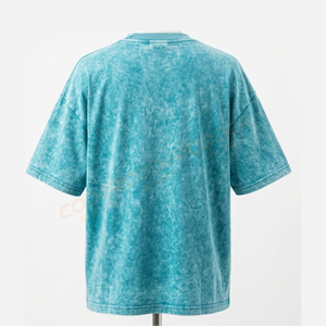 Nueva Llegada Camiseta Vintage con Lavado Ácido al por Mayor para Hombre, 100% Algodón, Cómoda, Camiseta Vintage con Lavado Ácido, Camisetas Lisas Oversize - Product Image 5
