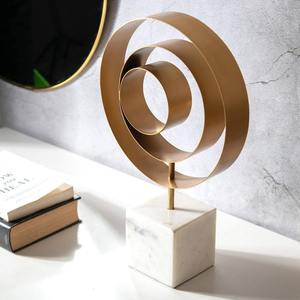 Escultura Metálica Contemporánea de Gran Tamaño, Pieza Decorativa para Sala de Estar, Vestíbulo de Hotel y Decoración de Galerías - Product Image 4