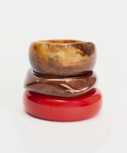 Creative Art Zone - Brazaletes de Resina de Estilo Premium para Mujer, Hechos a Mano, con Detalles Intrincados, Atrevidos, Minimalistas, Modernos, para Fiestas - Product Image 5