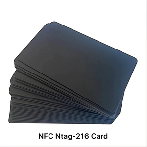 Carte RFID noire 13,56 MHz étanche, standard ISO14443A, 216 - Product Image 2