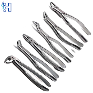 ชุดคีมถอนฟันมืออาชีพ ทำจากเหล็กกล้าไร้สนิม สำหรับถอนฟันบนและฟันล่าง - Product Image 1