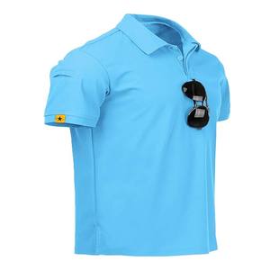 Camisa Táctica de Camuflaje de Alta Calidad, 100% Poliéster, Camisetas Polo de Secado Rápido para Hombre - Product Image 4