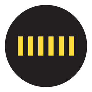Brady GOBO Folding Safety <b>Sign</b> Crosswalk Yellow <b>Bars</b> for Industrial Walkways - Product Image 1