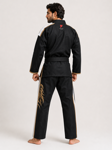 Uniforme de karaté léger Uniforme de karaté de qualité fabriqué avec un tissu respirant, une construction flexible et des coutures fiables - Product Image 3