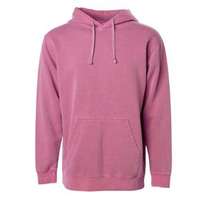 Sudadera con Capucha de Algodón Orgánico de Peso Medio, Estilo Casual y Elegante para Jóvenes, 100% Teñida con Pigmentos, Bordada, Suave, Resistente, Diseño Sólido para Invierno - Product Image 5