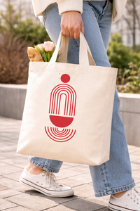 AMANI Eco Friendly 250gsm Cotton <b>Canvas</b> <b>Tote</b> Bag Minimal Print Reusable Shopping Bag Custom Logo Durable Handbag Washable - Product Image 3