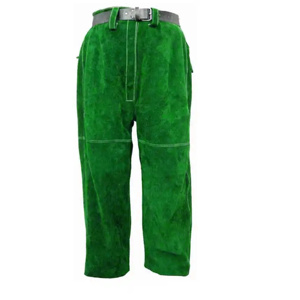 Cowhide <b>Split</b> Leather Welding Working <b>Trousers</b> Safety Leather Protective Pants Industrial Spark and Heat Resistant <b>Trouser</b> - Product Image 3