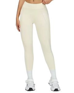Women Ivory White Solid Sports Bra And High Waist <b>Leggings</b> Set Stretch Yoga Fitness Gym Workout Wear Custom OEM Wholesale - Product Image 2