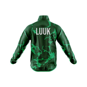 Chaqueta Cortavientos LUUK International Personalizada para Hombre, de Alta Calidad, Transpirable, con Cierre de Cremallera, Cuello Alto, Impermeable - Product Image 5