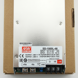 Convertisseur DC-DC ferroviaire Mean Well SD-1000L-48 1000W à sortie unique pour l'industrie |   100% Original et Autorisé |   Prêt - Product Image 2