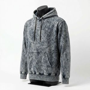 Sweat-shirt à capuche rétro pour homme de qualité supérieure, en polaire chaude, décontracté, style streetwear, pour les acheteurs internationaux - Product Image 1