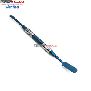Stainless Steel Instrument with Blue Titanium Coated Tips Surgical Gingival Tissue Professional Dental Periosteal Elevator - Product Image 3