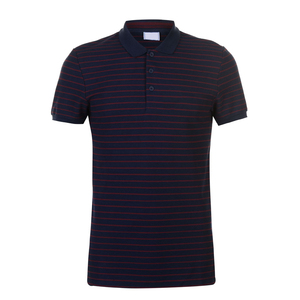 Polo à manches courtes rayé pour homme, design décontracté en tricot, coupe classique, motif blanc, noir, jaune, polo en vente en ligne - Product Image 5