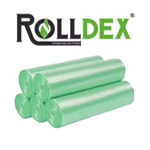 Vente en gros de sacs à ordures jetables en PE-BD sacs à ordures en plastique écologiques en rouleau recyclé pour usage domestique et industriel - Product Image 6