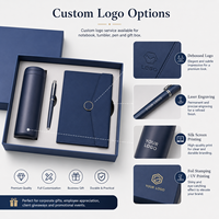 Ensemble cadeau d'entreprise avec logo personnalisé, carnet A5, porte-stylo, boîte cadeau, faible MOQ, cadeau promotionnel d'entreprise