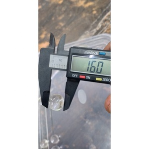 Vente en gros de pierres naturelles sculptées, sphères de quartz cristallin transparent, 15-17 mm, sans trou, sans perçage, décoration Feng Shui pour la maison, artisanat en cristal - Product Image 2