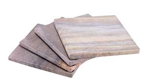 <b>Coasters</b> <b>Set</b> of Natural Marble-Handmade Korean Style Square 10mm Thick Natural Water Absorbent Unique Table <b>Coaster</b> - Product Image 3