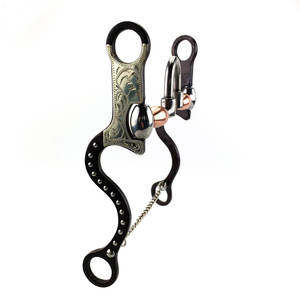 Brida de Corrección de Acero Inoxidable Antigua con Barras Rodantes, Brida Tradicional para Entrenamiento de Caballos, Aperos Ecuestres Vintage Mejorados - Product Image 4