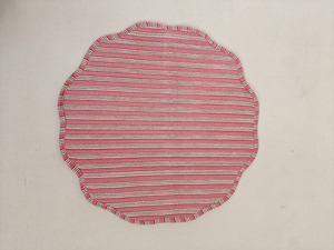 Blue Tiger Reversible Cotton Floral Print Quilted <b>Thin</b> Machine Washable Multi-Shaped Customizable Rajasthan Placemat <b>Dining</b> Mat - Product Image 5